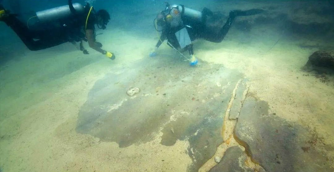 Taposiris Magna Submerged Port Polished Floor