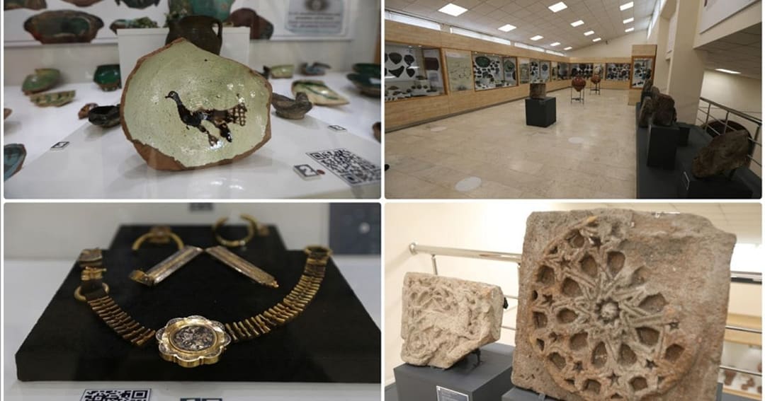Artifacts Unearthed at Ani Archaeological Site Now on Display in Kars.