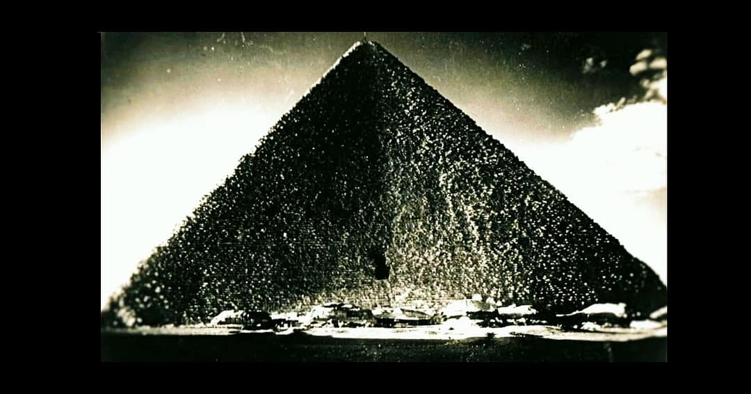 Great Pyramid Infrared photograph André Pochan, 1934