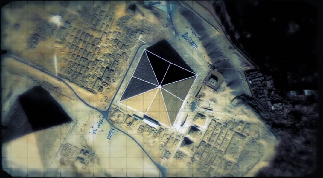 Great Pyramid Earth observation satellite Quick Bird 2022