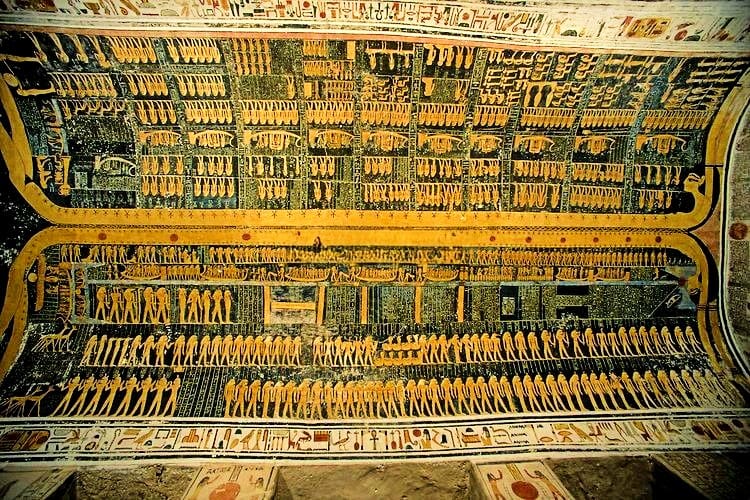 In the tomb of Ramesses VI