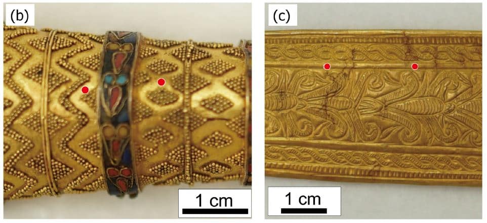 Tutankhamen’s Meteoritic Iron Dagger hilt and sheath